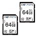 Produktbild 2 x Dot.Foto Extreme SDXC 64Gb Class 10 UHS-1 (bis 60MB/s Lesen) Speicherkarte für Olympus Pen E-P/E-PL/E-PM Digitalkamera Modelle [Siehe Beschreibung für die Kompatibilität]