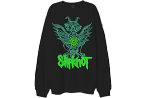 Rock Off officially licensed products Slipknot Green Demon Oversized Sweatshirt