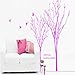 Produktbild Gemini Äste abnehmbare Wandkunst Aufkleber Wanddekoration Vinyl Aufkleber DIY großen Baum Wandaufkleber Dekoration Wohnzimmer Rosa 3 250cm hoch