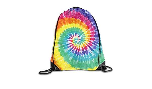 tie dye drawstring backpack