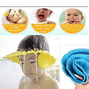 CloudShopz 0378 Adjustable Safe Soft Baby Shower Cap