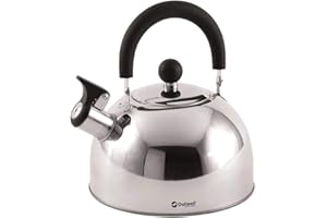 Relags Outwell 156900 Stainless Steel Kettle, Silver, 1.8 Litres