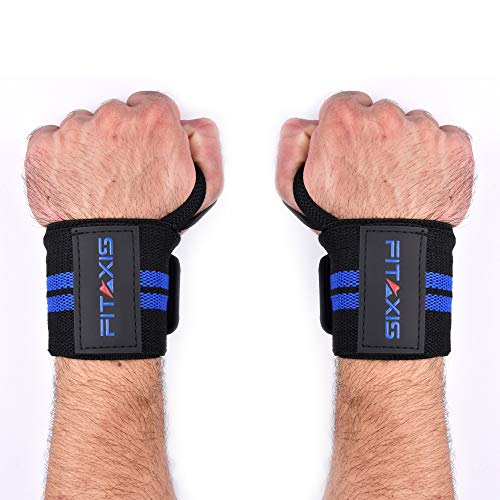 Muñequeras azules Fitaxis