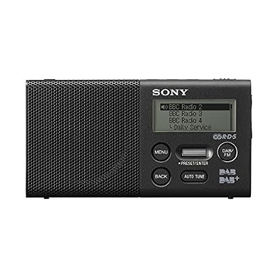 Sony XDR-P1DBPB Radio Portable Compacte, FM/DAB/DAB+ - Noir