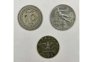 LaVecchiaScatola Lotto 3 Monete Regno d'Italia Vittorio Emanuele III