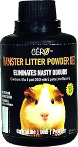 CERO 'Hamster Litter Powder DEO' to Eliminate Nasty Odours from Hamster Litter/Bedding (100g)