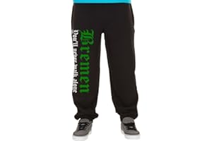 UGLYSHIRT89 Bremen Never Walk Alone Jogginghose | Hansestadt | Weser | Fussball | Ultras | Hemd | Männer | Herrn | Fan