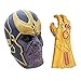 Produktbild MIMINUO Avengers Infinity War Cosplay Maske mit Infinity Gauntlet Handschuh Kostüm Party Requisiten