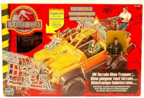 Jurassic Park 3 All Terrain Dino Trapper Vehicle with exclusive Driver action figure