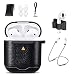 Produktbild ICETEK Airpods Hülle Tasche Silikon Schutzhülle Case mit Sportgurt Zubehör Earplugs Aufsätze Festhalter Aufbewahrungstasche für Apple Kopfhörer Ladekoffer(7 in 1)