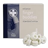 Finger Buddies REL691 Standard Bandage Box, White (Pack of 100)
