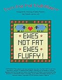 Ewes Not Fat Wall Plaque: Plastic Canvas Pattern