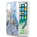 Produktbild iPhone Xs Max Hülle, Eouine Schutzhülle Silikon Transparent mit Marmor Muster Motiv Handyhülle [Ultra Dünn] Slim Stoßfest Weich TPU Bumper Case Backcover für Apple iPhone Xs Max 6,5" Smartphone (Blau, Gold)