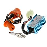Imported GY6 Ignition Coil + Spark Plug + AC CDI 50-150cc Engines ATVs Mopeds 157QMJ RS.790 (58.00% Off) - Amazon