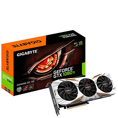 Price comparison product image Gigabyte NVIDIA GeForce GTX 1080 Ti GAMING OC 11G 11 GB GDDR5x 352 Bit Memory PCI Express 3 Graphics Card - White