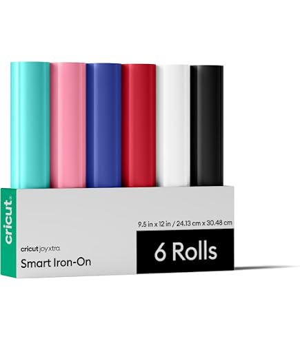 Vinyle Intelligent Cricut Permanent Rouge - Format 24,1 X 182,9 Cm - Résistant Aux Intempéries, Pas Besoin De Tapis De Coupe - Pour Bouteilles, Autocollants Voiture, Signalétique