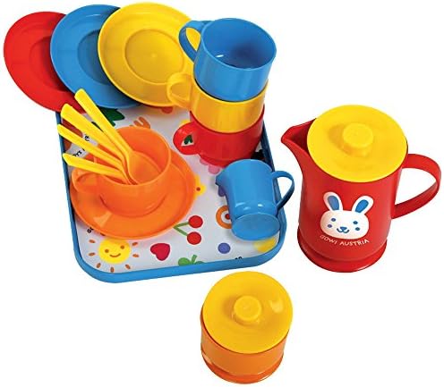 Gowi Toys Coffee Service Set (Blue) - 18 Play Pieces