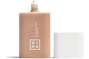 3INA MAKEUP - The Every Single Day Foundation SPF 50 603 - Fondotinta Da chiara a media con sottotoni neutri da SPF 50 e Niacinamide al 2% - Copertura modulabile - Vegan - Cruelty Free