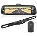 Price comparison product image Dash Cam Rearview Mirror Monitor - Dual Front Rear Slim Bar w/Backup Camera 7.4” LCD Display Screen Waterproof IP-69 DVR Video Recording w/Night Vision Illumination - Pyle PLCMDVR77