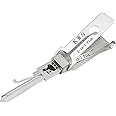 KW5 Lock Pick Key Decoder LiShi Lock Pick Full Set UK, 2-in-1 Pick, Car Key Reader,Lock Pick Decoder for Auto, Auto Lock Pick, Professional Locksmith Tools, Auto Lock Pick, Stainless Steel