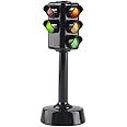 BSTCAR Simulation Traffic Lights with Sounds, Battery-powered Mini Traffic Signs Light Safety Traffic Lights Toys Traffic Lights for Kids Funny Early Educational Toy Kids Gift