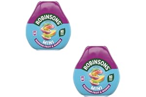 Robinsons Mini Passion Fruit & Mango 2-Pack (66ml Each) - Highly Concentrated Low Calorie Soft Drink - Packed by Black Nore Gifts