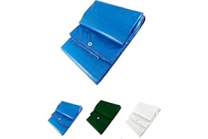 Mugar- Toldos o Lonas de Sombreo y Protección de 90g/m2 Medidas Disponibles - Resistentes a Rayos UV e Impermeables (4x6 Metros, Azul)