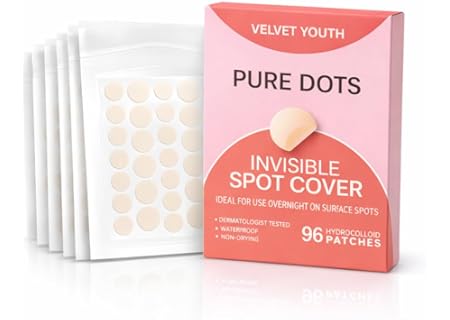 VELVET YOUTH finnar lapp osynliga – 96 hydrokolloidfinnar i 3 storlekar – icke-uttorkning och dermat - Amazon Deal & Rabatt