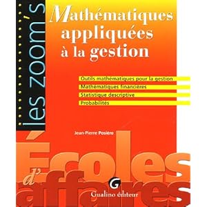 Mathématiques appliquées à la gestion Livre en Ligne Mathématiques appliquées à la gestion Livre en Ligne - Telecharger Ebook