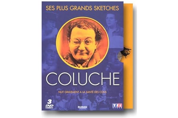 Coluche : Ses plus grands sketches - Coffret 3 DVD [Import belge]