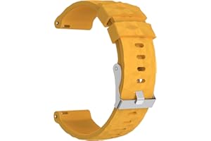 Gransho Correa de reloj de silicona suave compatible con Suunto 9/7 / D5i / Traverse/Spartan Sport Wrist HR Baro, Correa de reloj de silicona de liberación rápida