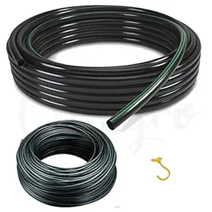 CINAGRO Irrigation Kiit 16mm Main supply line pipe 25 metres| 4mm Feederline pipe 25 metres | 'S' punch