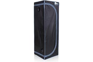 yourGEAR Growzelt Plantsville in 8 Größen - Grow Indoor Box, Zuchtzelt, Gewächshaus, Schrank zur Pflanzenzucht - 60 x 60 x 180 cm