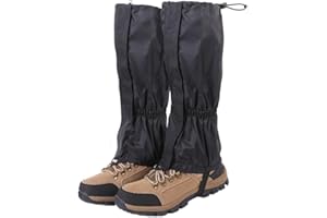 Neuytiky Guêtres de Randonnée Imperméable,Jambières de Protection,Guêtres D'extérieur Réglables et Respirantes,pour La Montagne,Neige,Randonnée Pédestre,Ski
