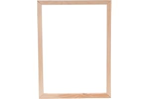 HOMSFOU Canvas Frame Kit Simple Oil Painting Supplies Canvas Stretcher Bars Wooden Frame for Diy Artworks, 40x50cm