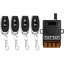 Gebildet 433Mhz Universale Telecomando Wireless Interruttore DC 5-30V 1CH Modulo Ricevitore Relè Trasmettitore RF Momentaneo Toggle Latch Per LED, Pompa, Auto(Trasmettitori 2Pulsanti 1Ricevitore 1CH - Foto 10