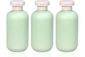 NYGGTYK Dosatore per lozione, 3 pezzi, bottiglia da 200 ml, bottiglia da spremere a disco, borsa da toilette per il viaggio, può essere riempita con shampoo, gel doccia, lozione e risciacquo