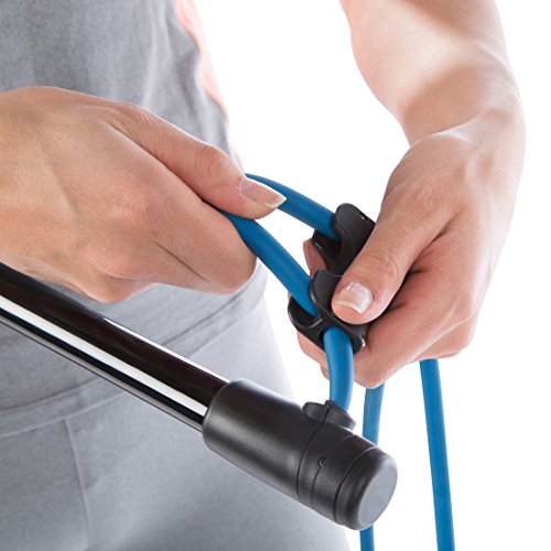 Ultrasport Gymnastikstab mit Gummiseilen – Multifunktions-Fitness-Trainer mit Trainingsanleitung inkl. Transporttasche - 3