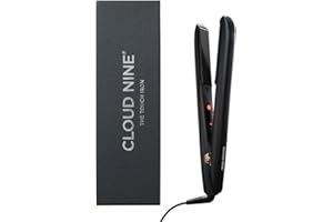CLOUD NINE The Touch Iron Hair Straightener Gold Edition | Variable Temperature Control Quick Heat Touch Technology Sericite Infused Plates Spring Flex Styling | Perfect for Smooth Sleek Results