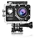 Produktbild ieGeek WiFi 2.0" Screen 14MP 1080P Full HD Sport Action Cam, 170° Weitwinkel Kamera Helmkamera mit 2 verbesserte Batterien, Schwarz
