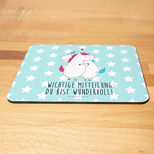 Mr. & Mrs. Panda Mauspad Druck Einhorn Mitteilung – 100% handmade in Norddeutschland – Einhorn, Einhörner, Valentinstag, Valentine, Liebe, Geschenk, Partner, Ehe, lustig, witzig, Spruch Mouse Pad, Mousepad, Computer, PC, Männer, Mauspad, Maus, Geschenk, Druck, Schenken, Motiv, Arbeitszimmer, Arbeit, Büro Einhorn, Einhörner, Valentinstag, Valentine, Liebe, Geschenk, Partner, Ehe, lustig, witzig, Spruch - 3
