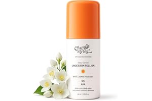 Chemist at Play UnderArm Roll-On with 5% AHA, Lactic Acid & 1% Mandelic Acid | Prevents Body Odour, Brightens Skin & Exfoliates Underarm | For Sensitive Skin |White Jasmine Fragrance|Alcohol Free-40ml