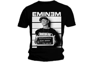 IRON MAIDEN Official T Shirt Eminem Black Arrest Photo Marshall Mathers Mens Small