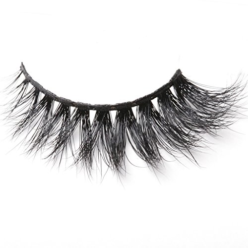 Arimika Natural 3D Long Thick Crescent-shaped Mink False Eyelashes For makeup 1 Pair Pack