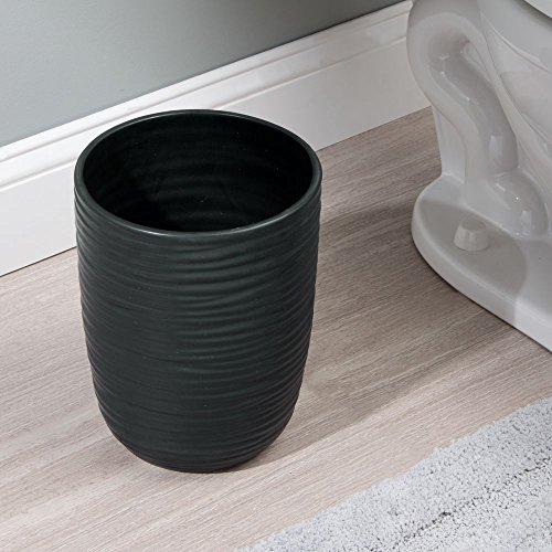 InterDesign 13212EU Arlo Abfalleimer, schwarz - 2
