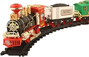 Norgut Train Set Battery Operated Track Toy Train for Kids