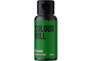 Colour Mill Aqua Blend Food Colouring Forest: Colorant Alimentaire Liquide Base d'Eau - 20 ml