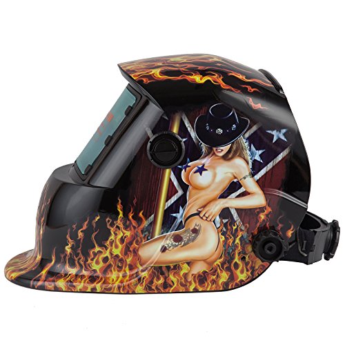 Automatik Schweißhelm + Solarzellen inkl.2 Vorsatzscheiben Schweißschirm SN855 - 3