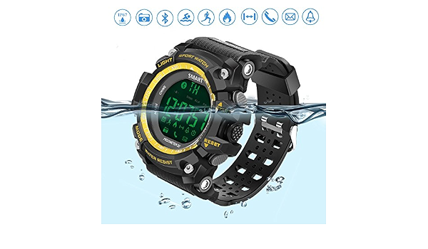 Smartwatch Sport, subacqueo, con Bluetooth, batteria di lunga durata,  orologio per nuoto, fitness tracker, per smartphone Android e iOS, idea  regalo per uomo, donna ragazzi e bambini : Amazon.it: Elettronica