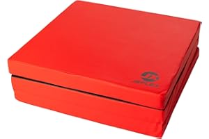 ‎JEFLEX Jeflex - klappbare Weichbodenmatte & Turnmatte 180 x 60 x 6 cm MADE IN GERMANY/Gymnastikmatte tragbar/platzsparende Fitnessmatte & Yogamatte/Spielmatte für Kinderzimmer